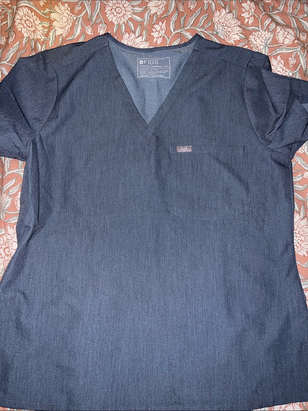 Figs Heather Blue set of scrubs
